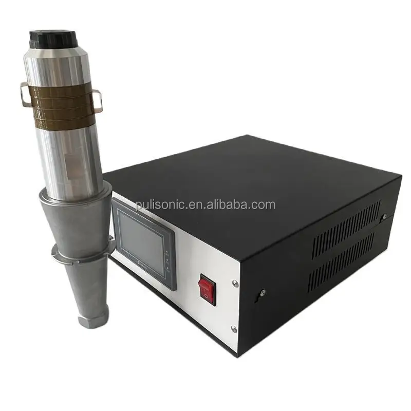 Amplitude Adjustable Ultrasonic Generator Piezoelectric Converter Sensor 15Khz For Ultrasonic Welding Machine