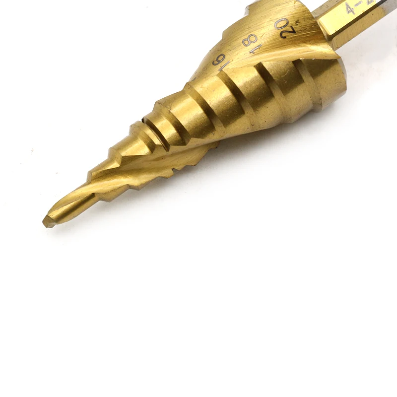 12 Years Old Factory HSS Step Drill Bit 3pcs Step Drill Set High Quality for Metal Drilling