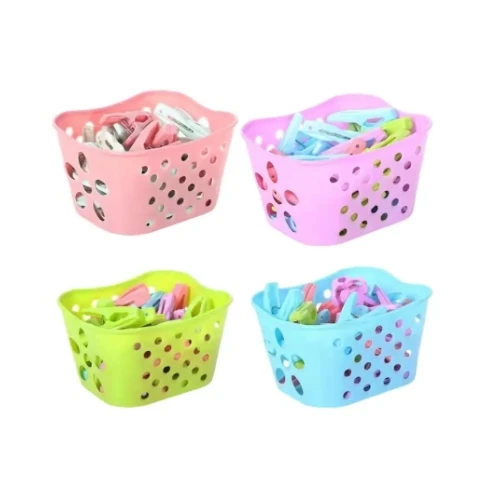Y36 Plastic Clothes Pegs Laundry Clothespin Clothes Pins Storage Organizer Quilt Towel Clips Spring With Basket Cabides Hanger