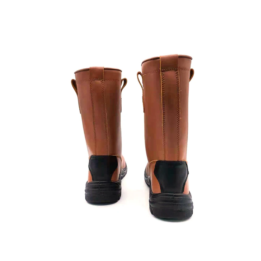 oil resistant anti slip man steel toe shoes safety work boot safety welding shoes for welder