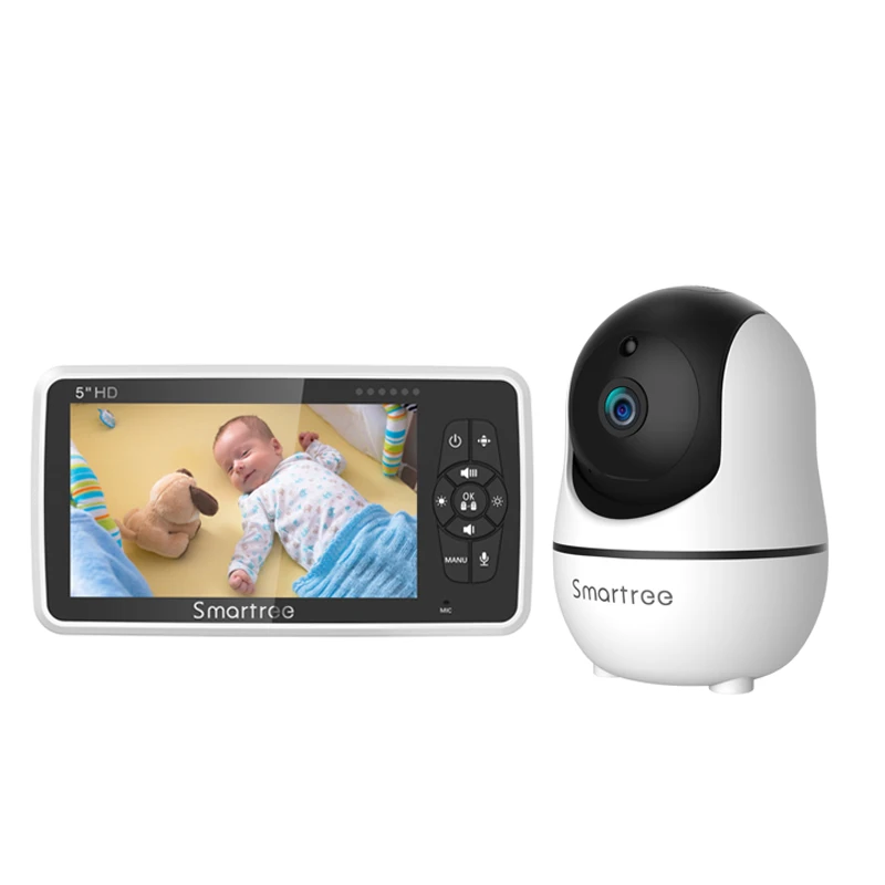 Display child car monitoring WiFi audio camera portable smart wifi baby monitor with digital camera