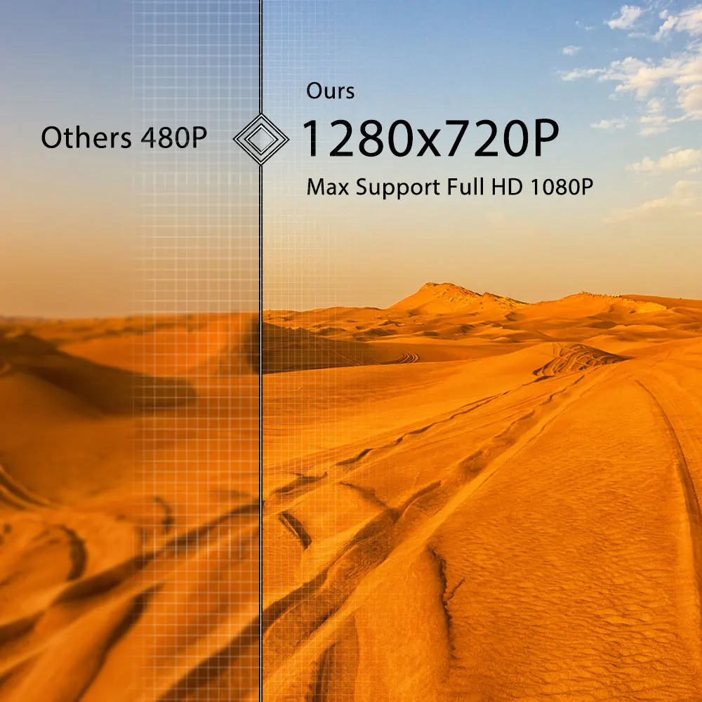 Light Unicorn X7 3D 4K 1080P Wifi Smart Led LCD Android Mobile Portable Pocket Video Mini Projector For Outdoor