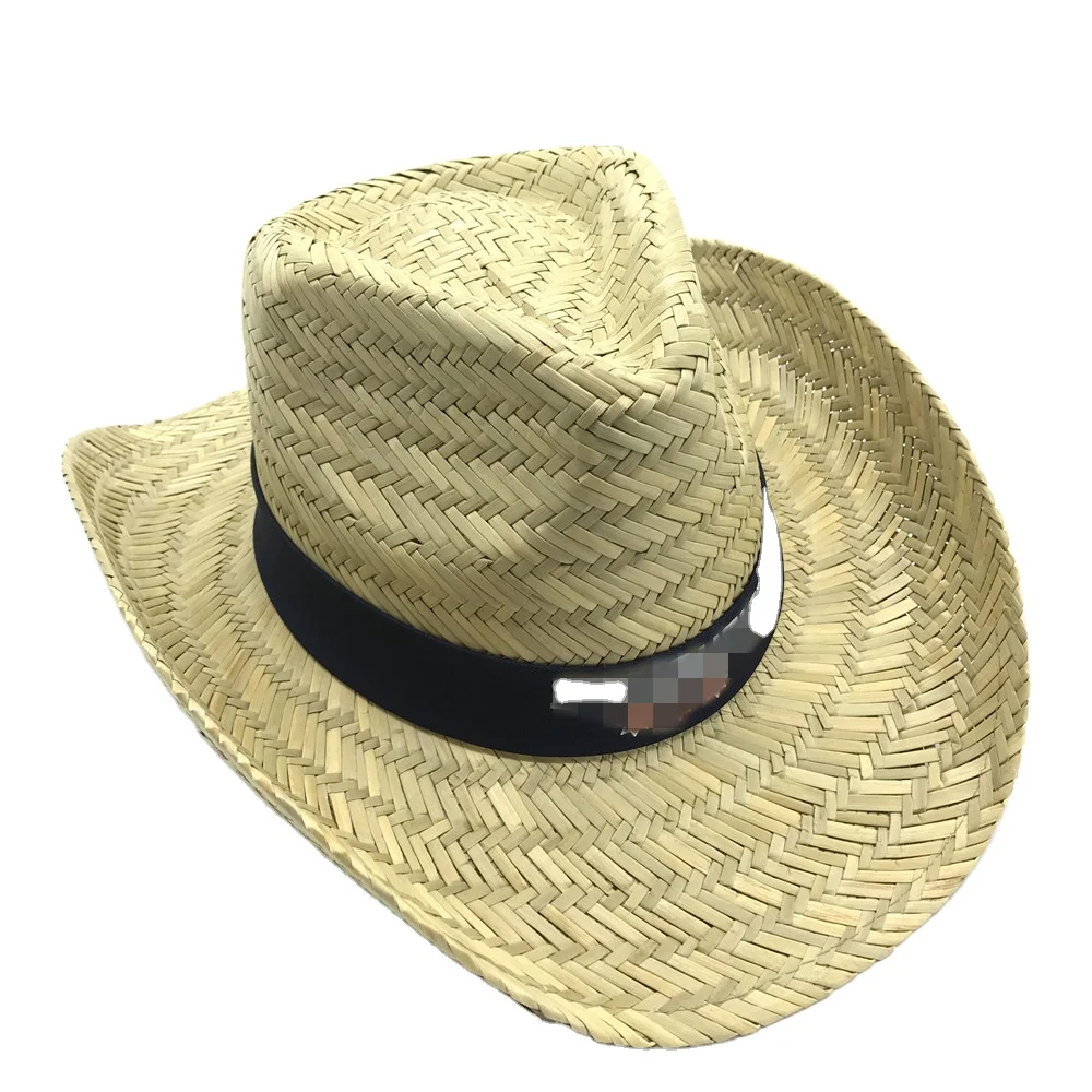 Western Mexican Wholesale Summer Sun Protection Straw Cowboy Hats
