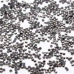 Fashion dress accessories Hot fix DMC16# Transparent Grey Glass  Rhinestones
