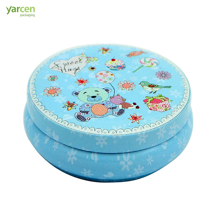 New Candle Jars with Lid Bulk Round Candle Container Tins Mini Empty Storage Box