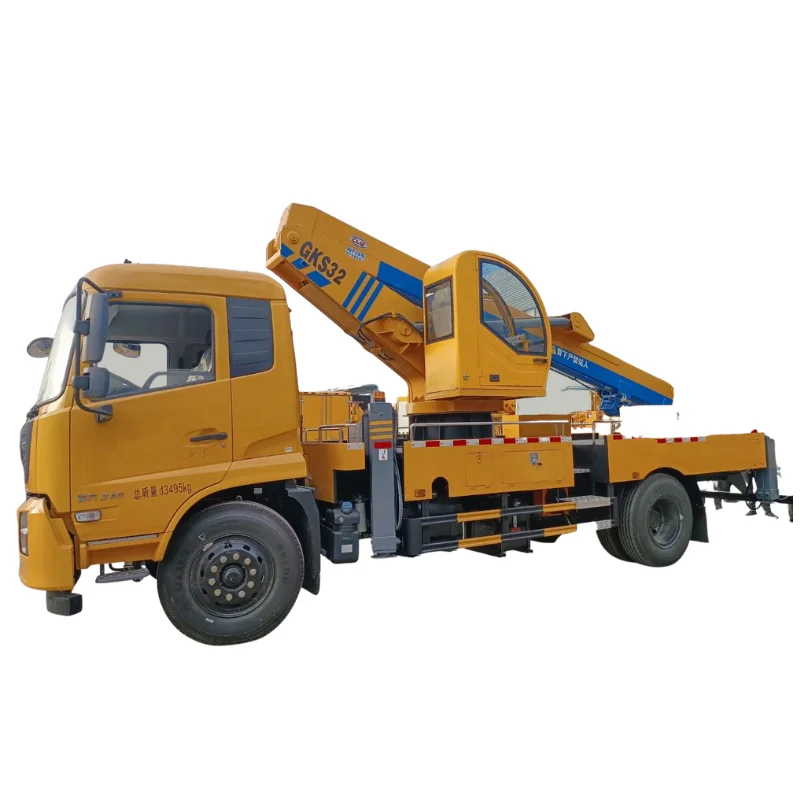 28m working height dongfeng Truck Mounted Aerial Work Platform Good price China manufactured high altitude operation truck