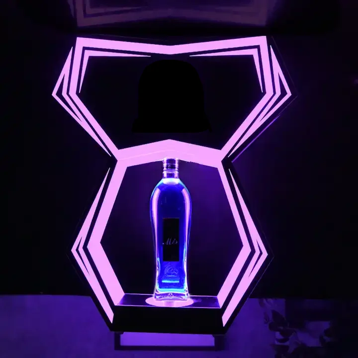 CUSTOM Illuminated Bottle Presenter Acrylic Led Display Suitcase Light Box