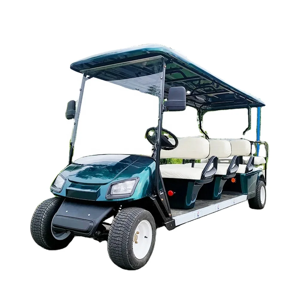 Wholesale Price 4 Seaters Electric Golf Cart 6 Wheel Drive Cheap Price Club Car Buggy Electric Golf Cats