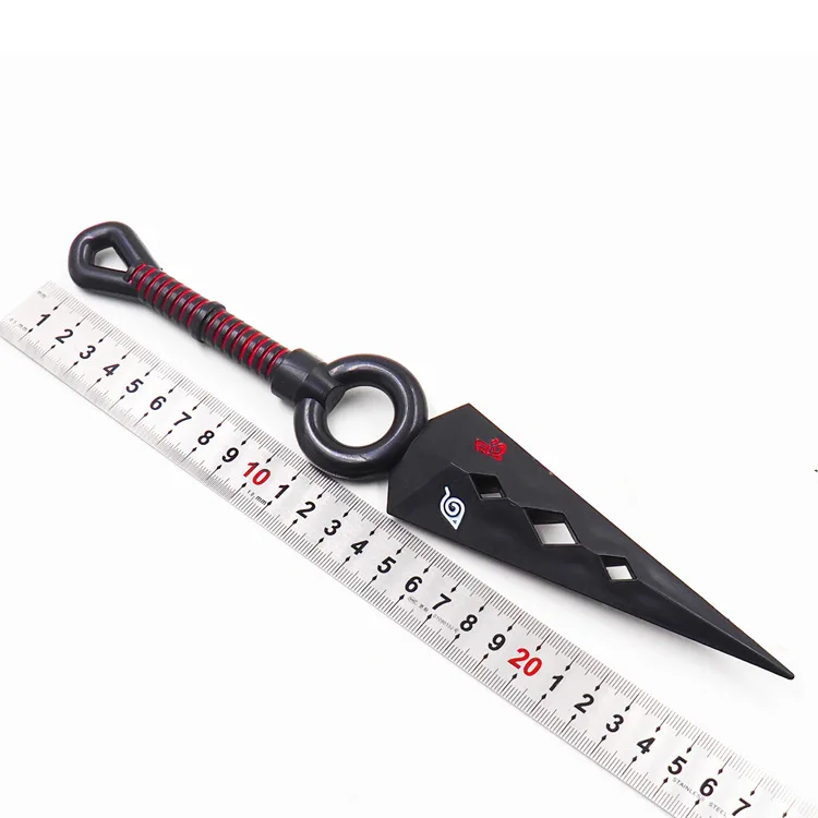 26cm ABS Plastic Kunai Props Big Size Anime Kunai Shuriken Cosplay Props With Box Package