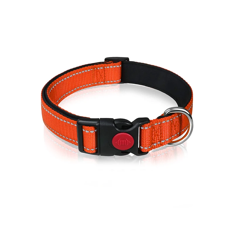 Eco-friendly Competitive Price Outdoor Custom Adjustable Neoprene Padded Luxury Dog Training Collar