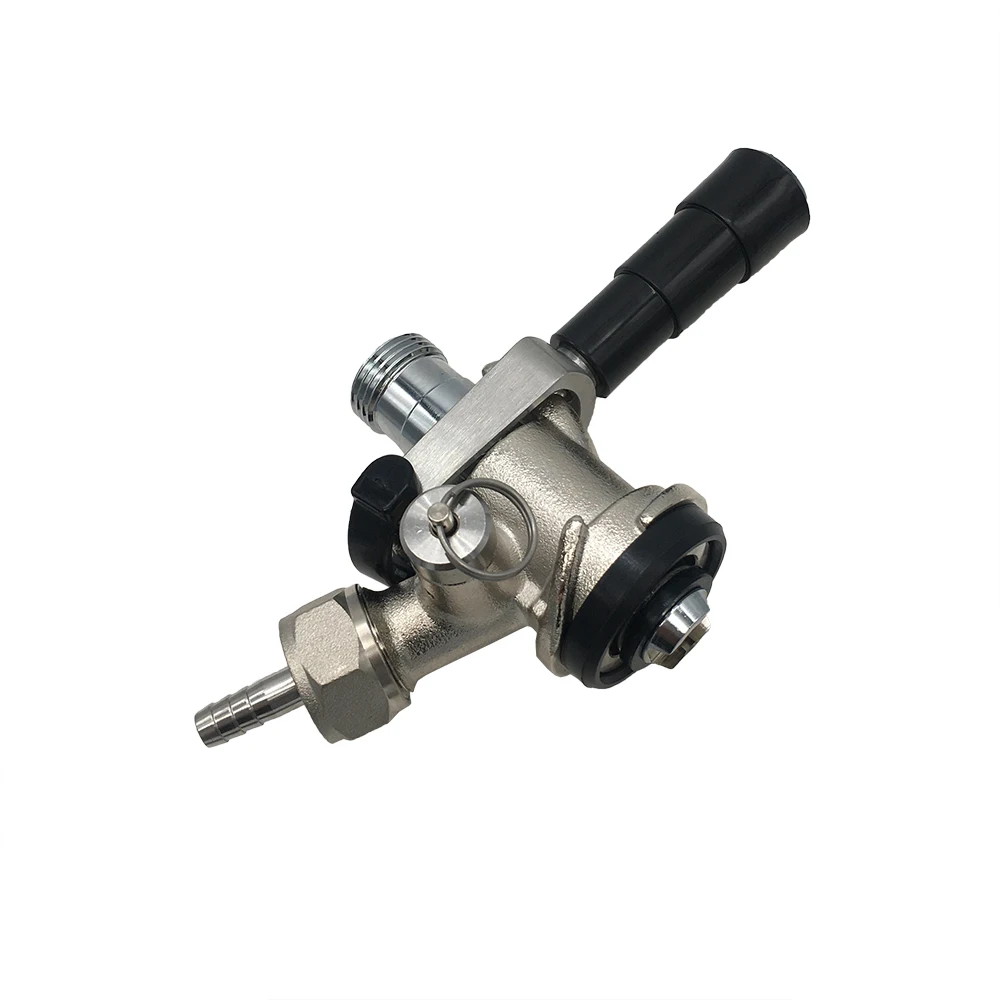 D Type Brass Beer Keg Coupler with 304 Stainless Steel Probe