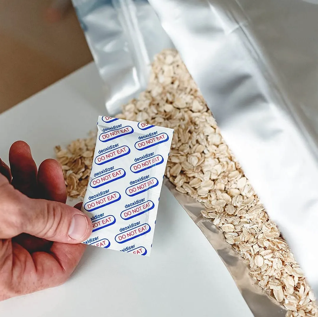 Wholesale High-efficency Food Storage Deoxidizer Oxygen Scavenger Absorber For Mylar Bag Food Storage