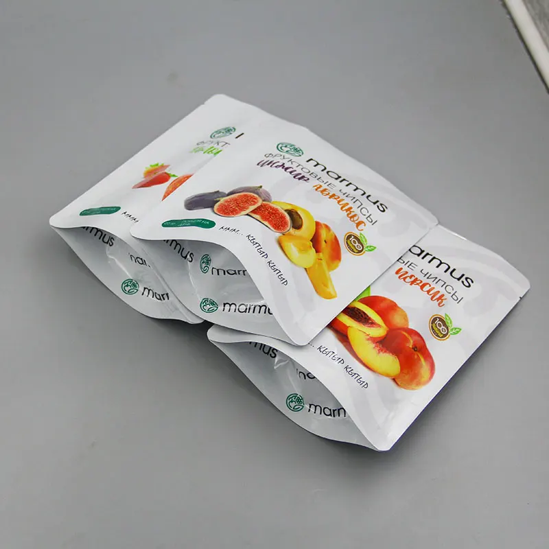Custom Printing Zipper Bag Biodegradable Dried Fruit Packaging Ziplock Bags Vacuum Potato Crisps Plastic Food PE Snack Bag HF