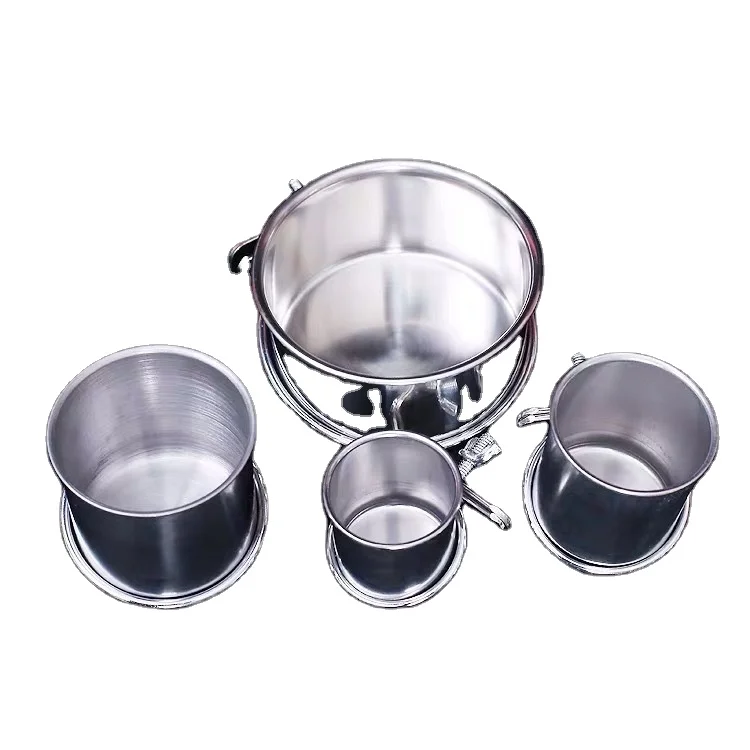 Stainless steel bird food tank Parrot bowl Fixed food cup Amazon 2021 hot pet product supply