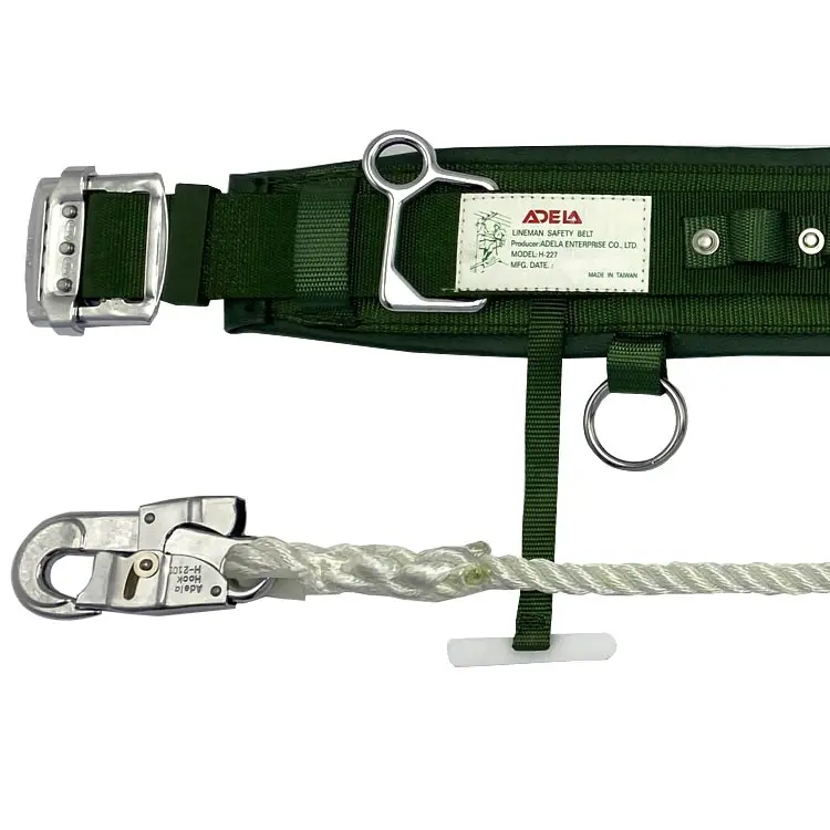 lineman electric power safety back support safety belt