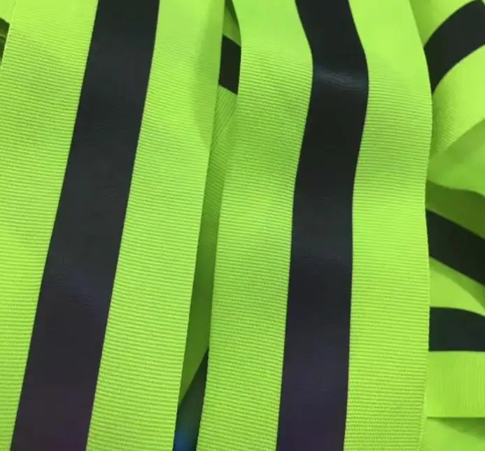 Super glow in the dark fabric color blue reflective element polyester 1680d fabric with reflective