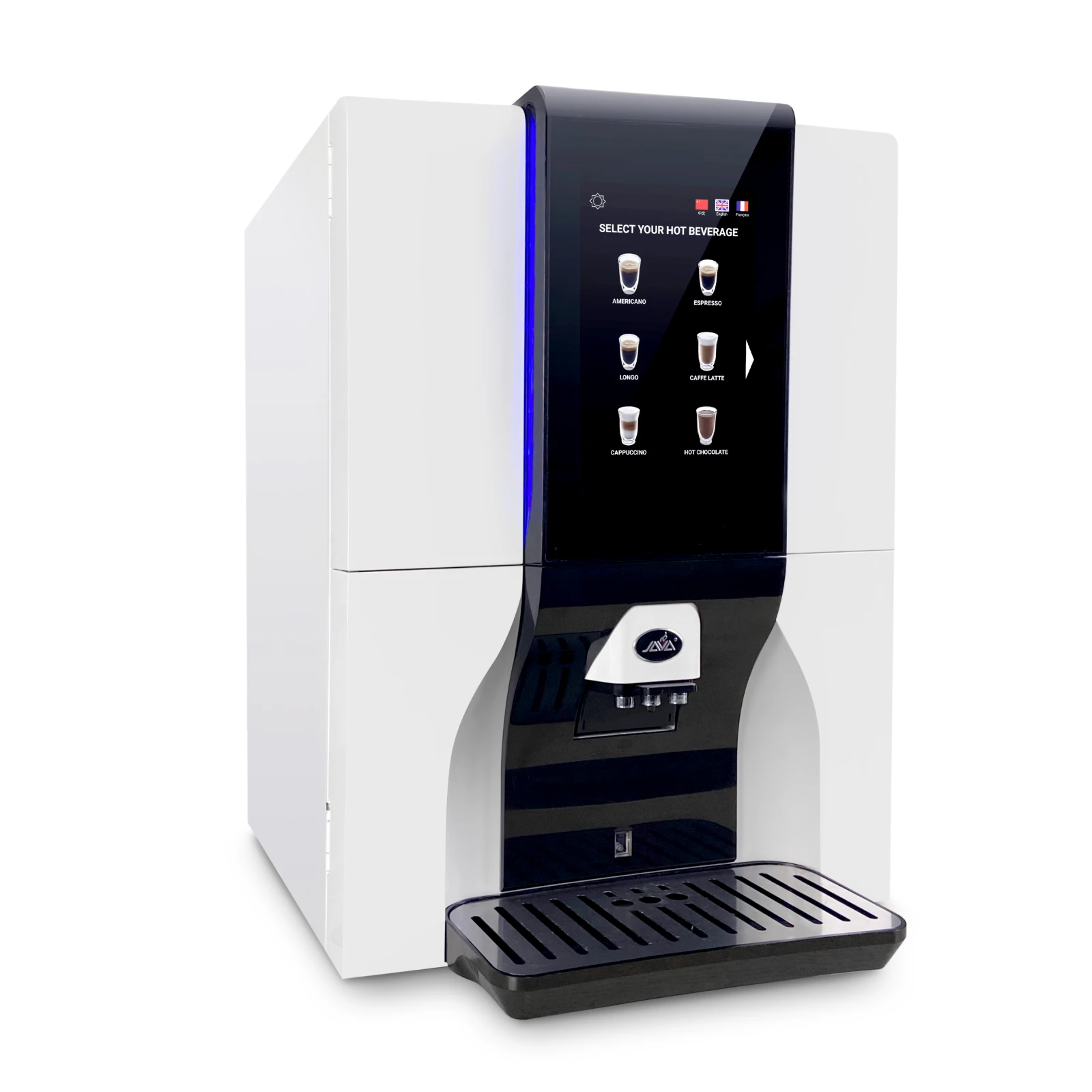 Bank Card IC Cash Operated Auto 10-inch Touchable Screen Distributeur de Cafe coffee vending machine fully automatic