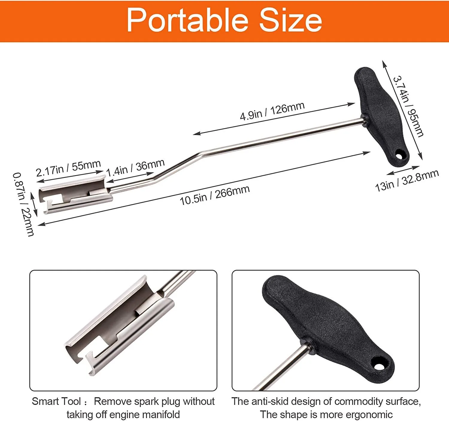 Spark Plug HT Lead Clip Remover Cable Puller Car Hand Removal Wire Wrench Repair Tools for For VW/Volkswagen/Audi/Smart