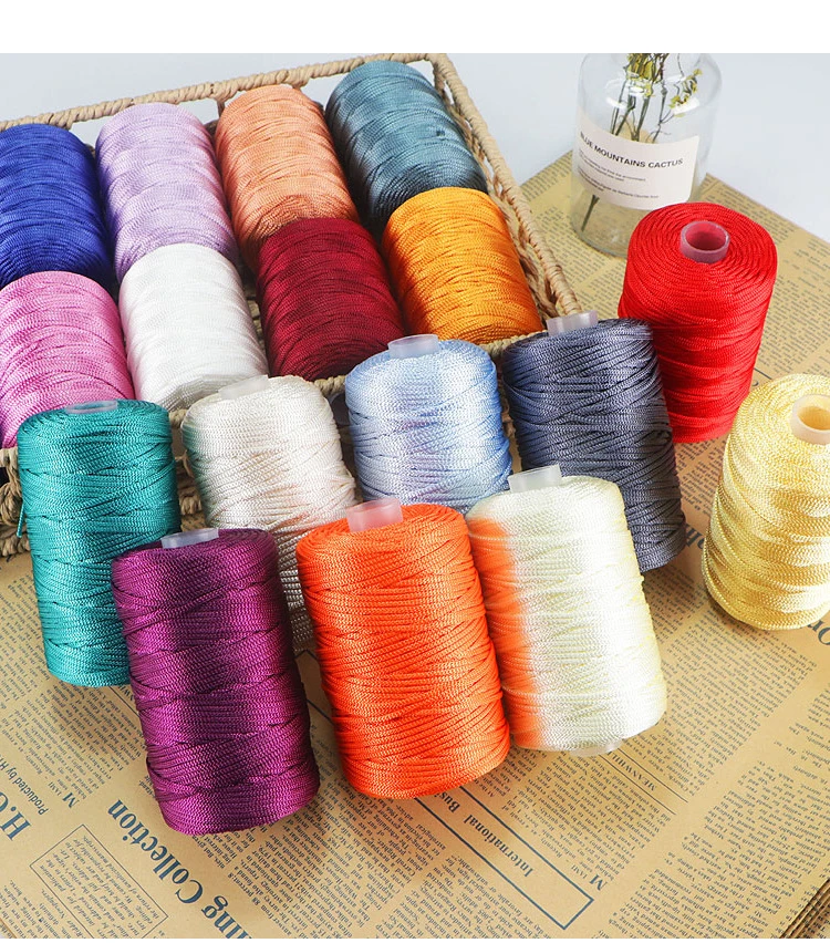 High Tenacity Flat Shiny Ice Thread