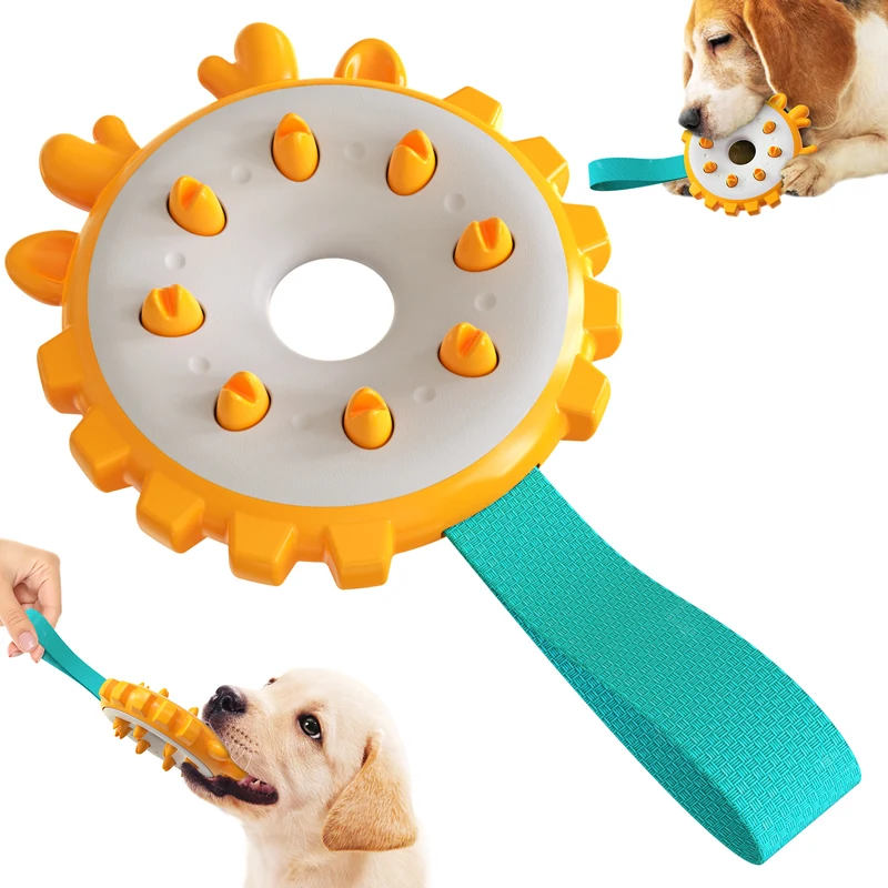 2022 New Design Manufacturer Round Eco-friendly Durable Interactive Dog Molar Teeth Pet Chew Toys