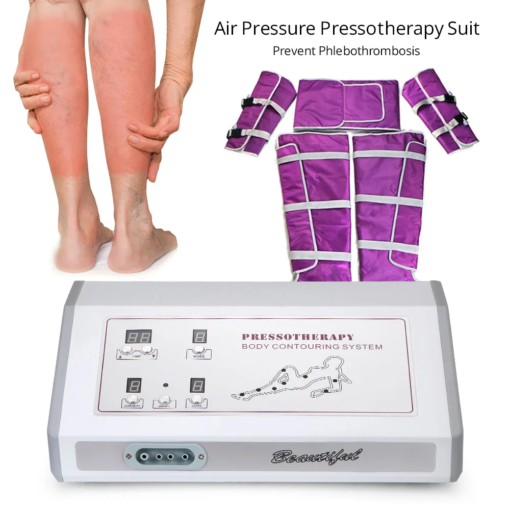 New Air Pressure Massage Therapy Lymphatic Drainage Slimming Beauty Machine Pressotherapy Body Slimming Machine