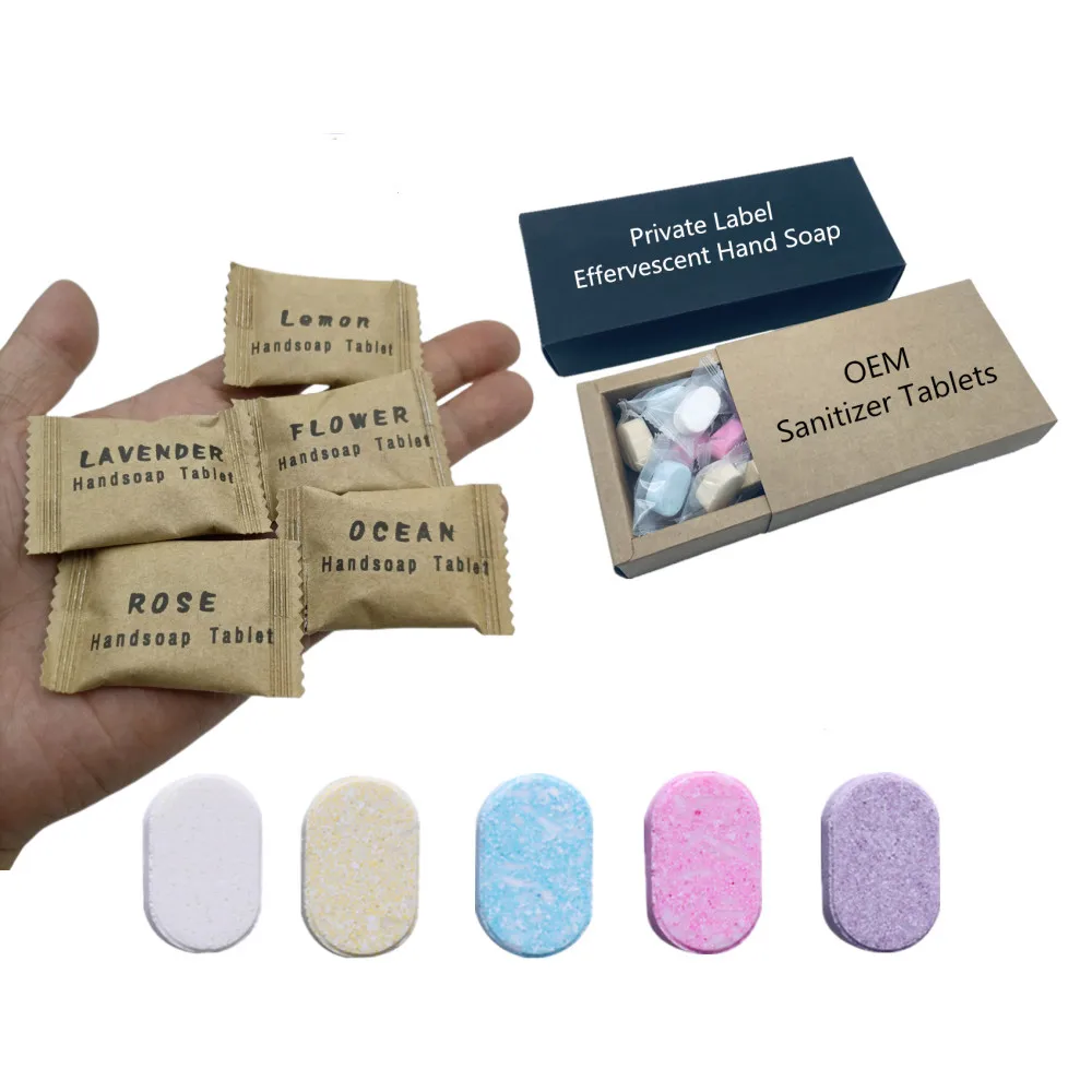 Foaming Hand Soap Tablet Refills Eco Friendly Hand Washing Tablets Home Use