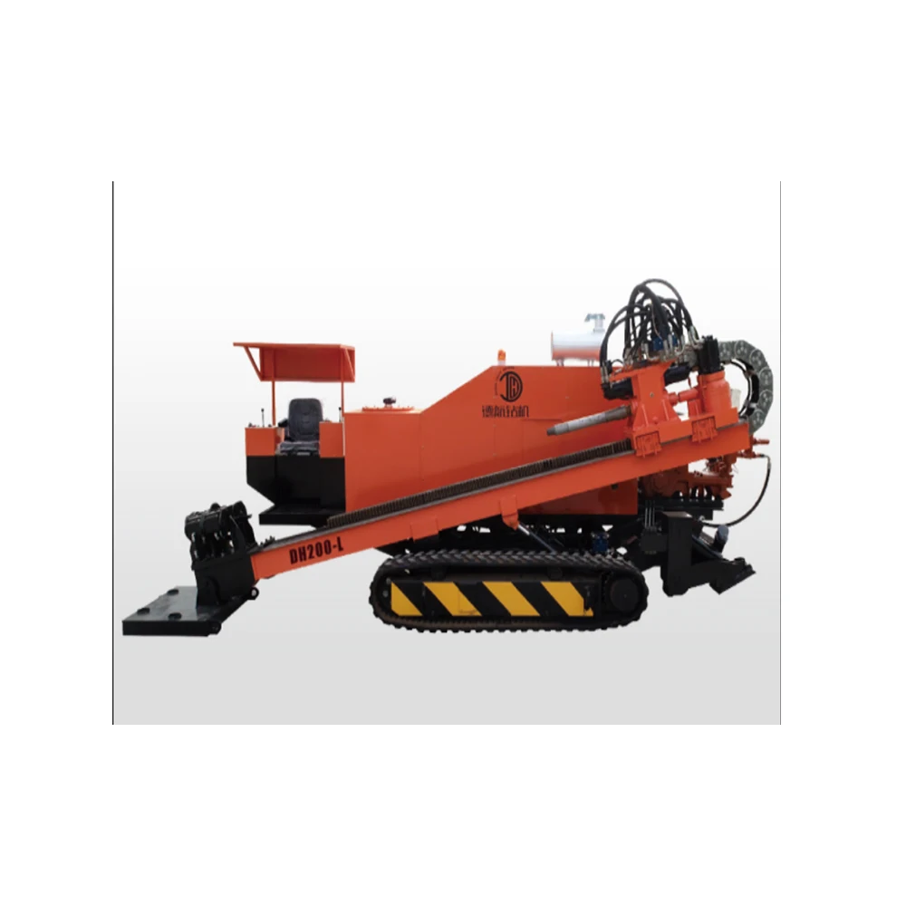 Dh200-l horizontal directional drilling rig is driven by American pomco high pressure pump