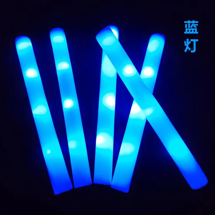 RICHSHINING Factory Price 48cm Led Foam Stick Glowing in the Dark Multi-Color Flashing Penlight Concert Sticks for Party