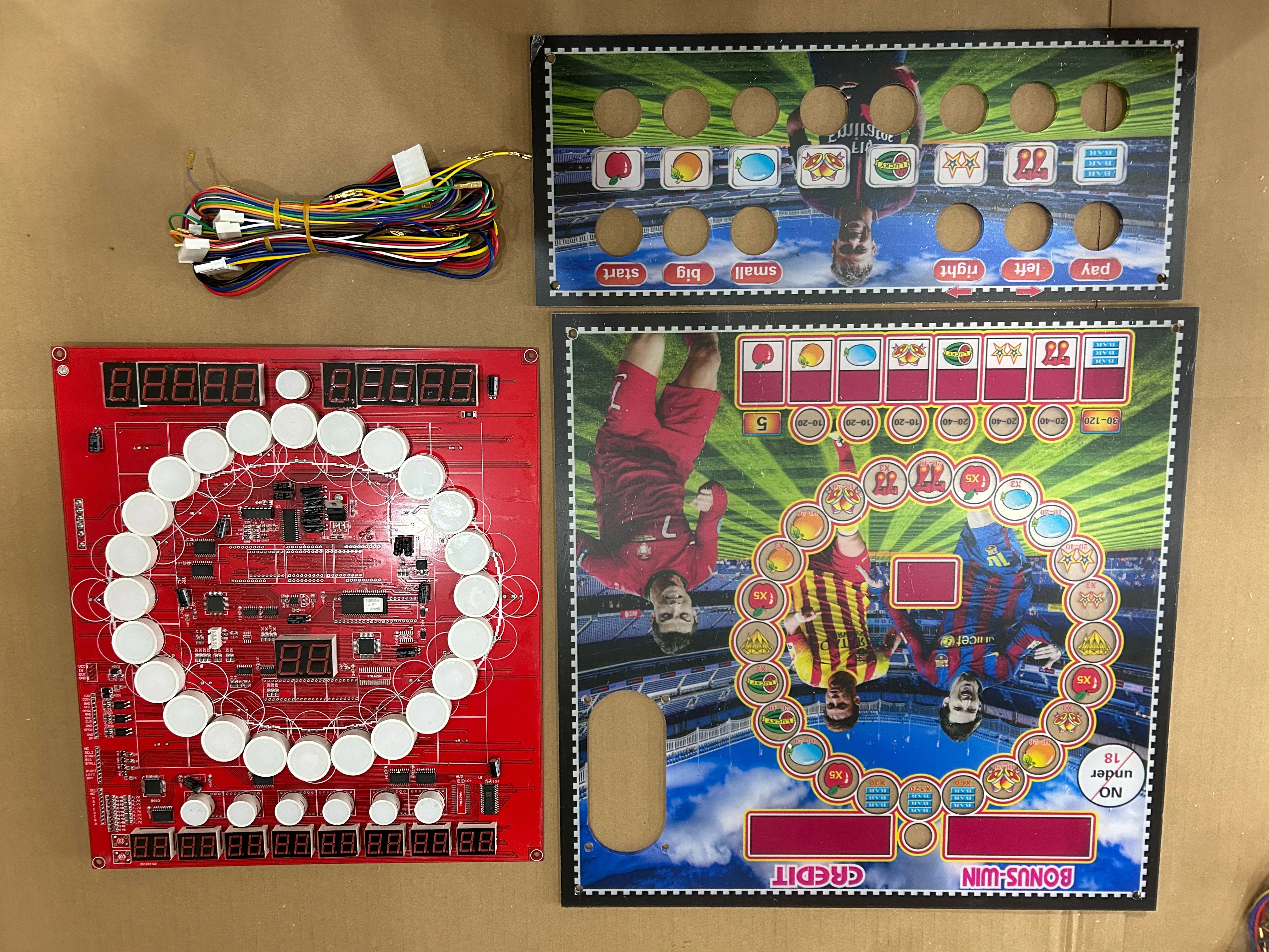 The most popular in Africa Arcade PCB Board Football Star mario game Game board kits