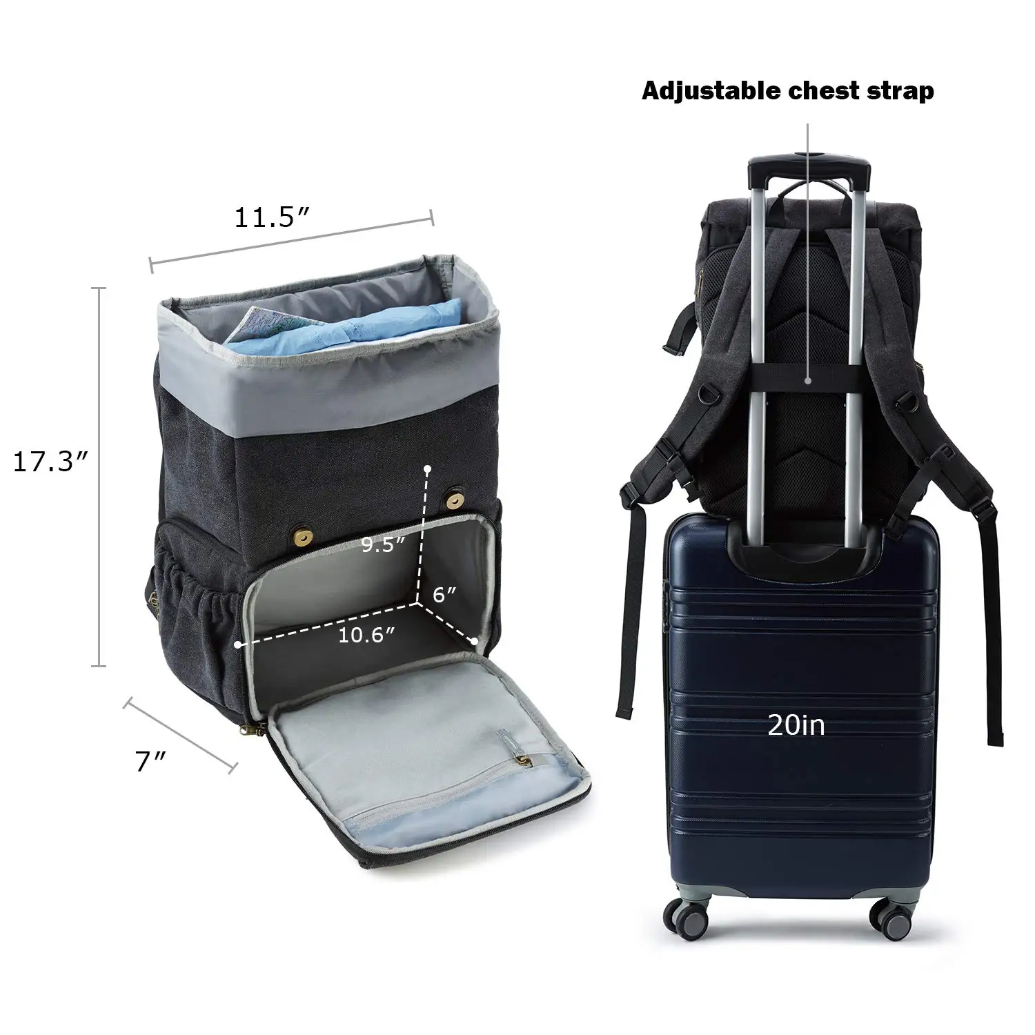 Designer Canvas Large Waterproof Digital Gear Video Camera Storage Bag slr dslr Camera Backpack with Laptop Sleeve and Dividers