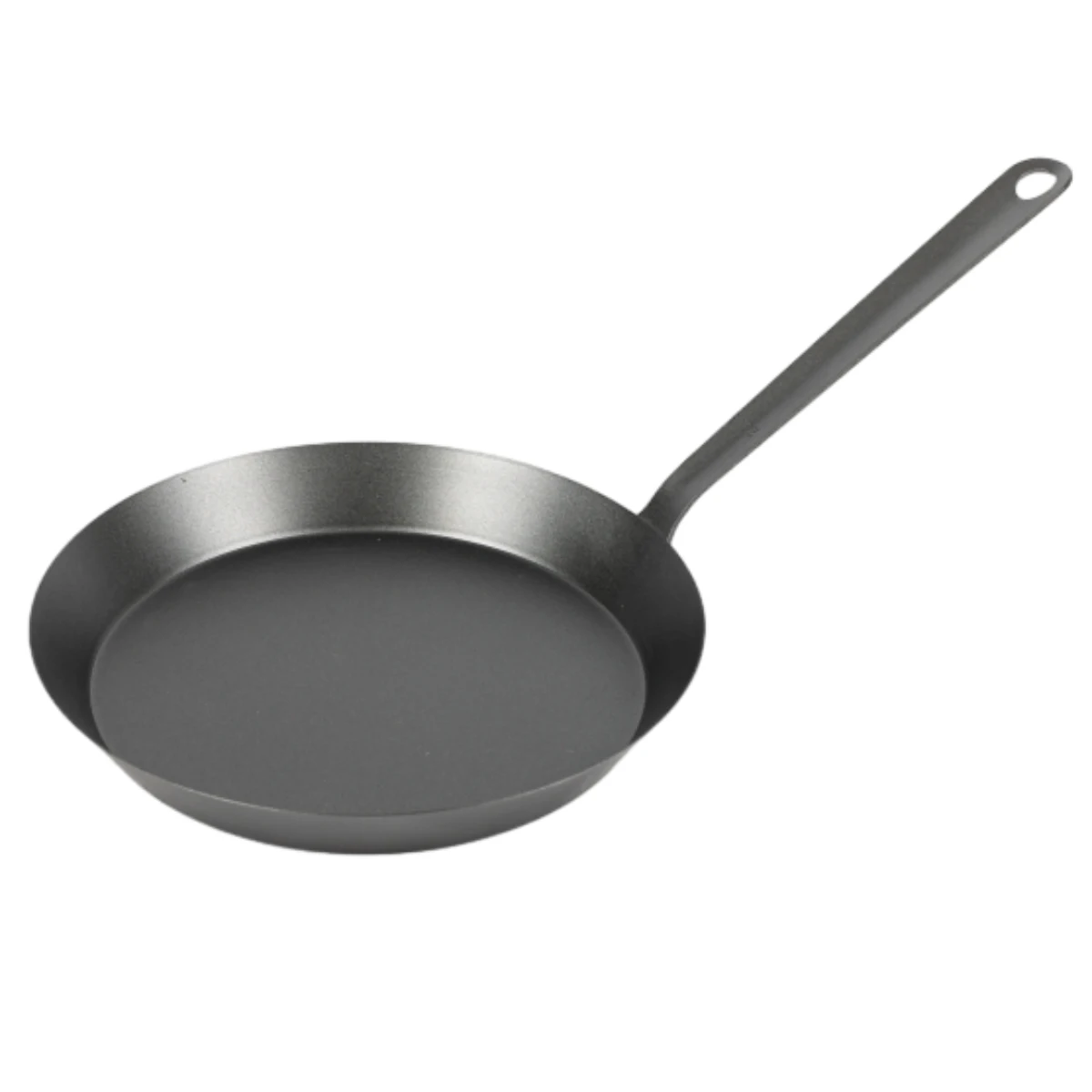 Heavy-duty long handle iron skillet Pre-seasoned long handle cast iron pan Long handle cast iron grill pan