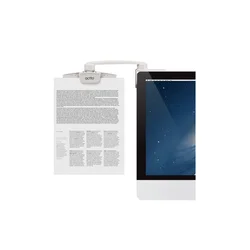 Presentation Folder Monitor Side Paper File Folded Rotation Document Holder 3M Adhesive  Clip Bracket Sticky Note Organizer