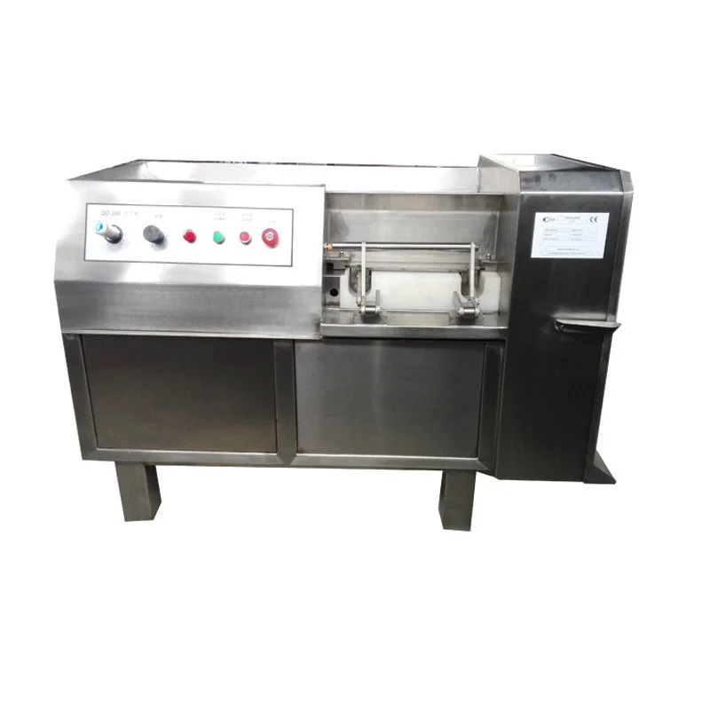 High efficiency automatic frozen meat dicer cube cutting machine meat dicer machine cubes