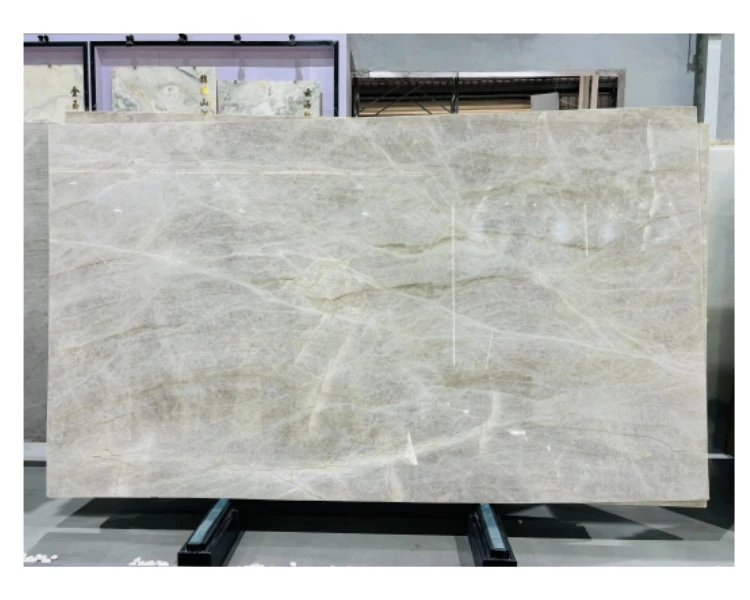Brazil Taj Mahal Quartzite Marble Slabs Top Quality Island Countertop Factory Price