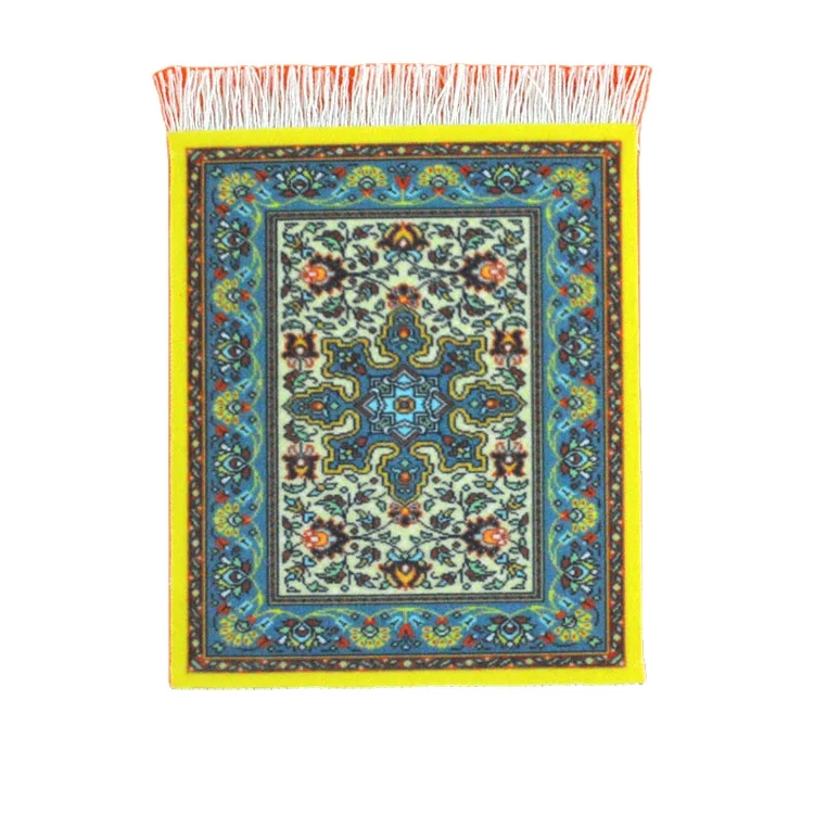 2021 Hot Sale Oriental  Style  Carpet Cup Mat Coaster for Drinks