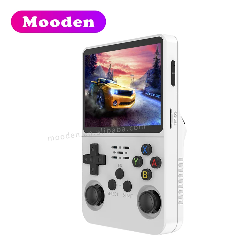 L R36S Handheld Game Player 3.5 Inch Screen Portable Handheld Gaming Console 64GB 10000 Games Classic Retro Video Game Player