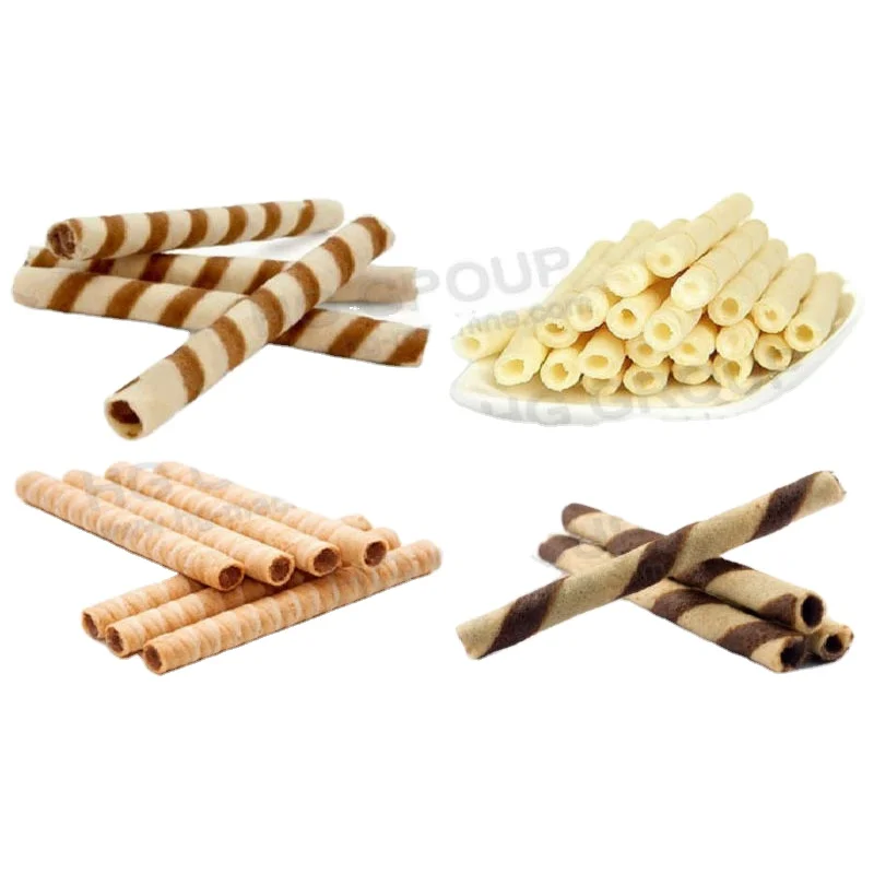 High quality 220v/380v stainless steel wafer roll machine Automatic Center Filling Wafer Stick Machine For small business