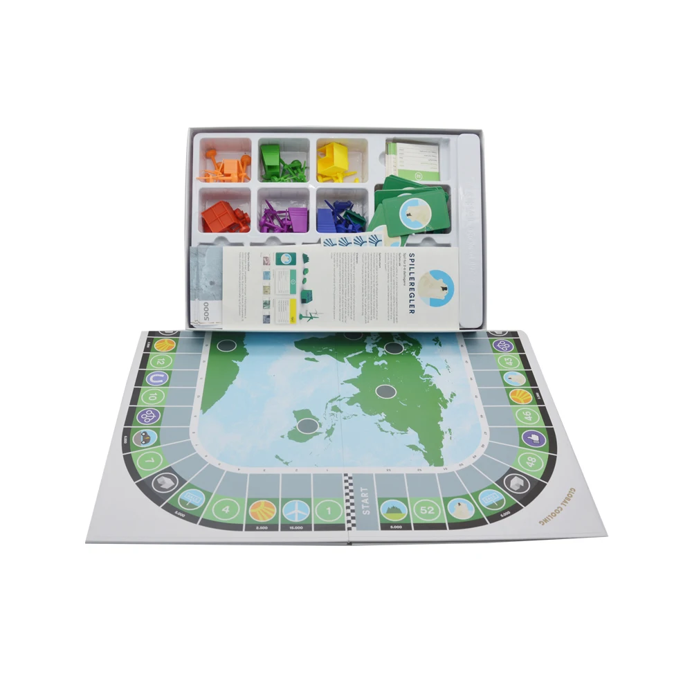Custom Design Tabletop Game Set Printing Multi Board Games Sets With Cards And Box For Home Party