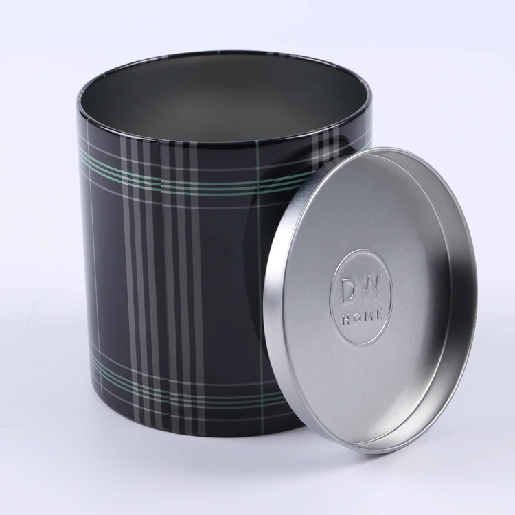 metal tin wholesale tin can with lid tin box for tea packing