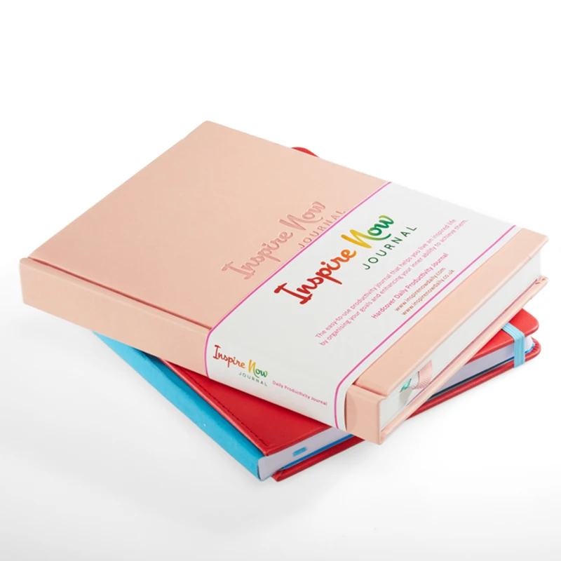 Professional A5 diary printing service Custom planner journal leather notebook printing