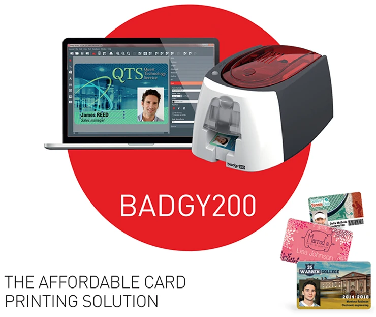 The Cheapest Evolis Badgy200 Single-sided Card Printers