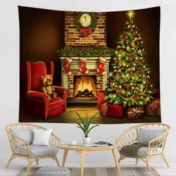 Custom Amazon Printed Wall Hanging Tapestry For Home Decor Polyester Christmas Blankets Printing Blanket Decoration Wall Carpet