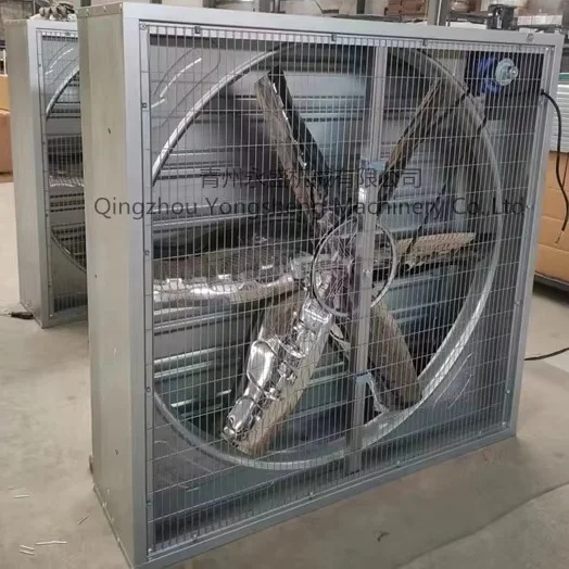 China YS exhaust fan cooling ventilation for poultry farm greenhouse industry wall mounted and ceiling fan 380V 3phase