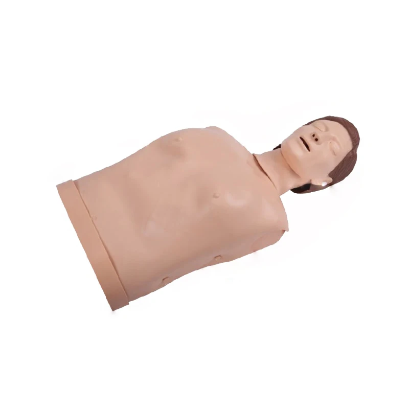 Medical Emergency Training Used Simple Human Half Body CPR Training Manikin 185