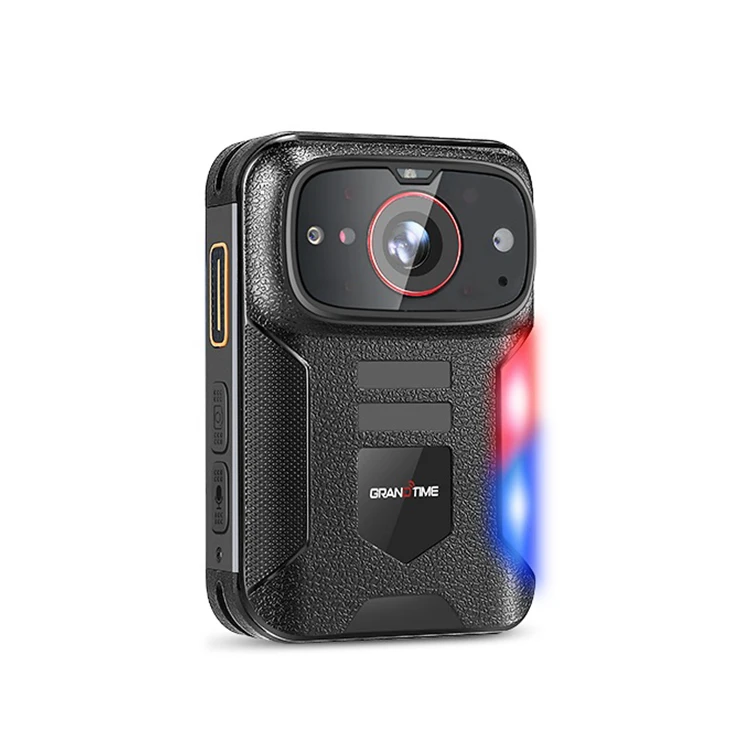Grandtime 4G LTE body worn camera built-in Infrared night vision 1080P HD live streaming body recorder for for military security