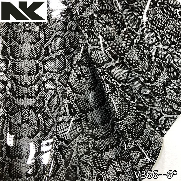 V366 new mirror python PVC Artificial leather is suitable for bags, handbags, belts and shoes