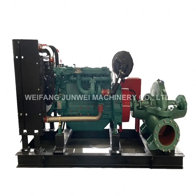 8-inch diesel engine mobile water pump, agricultural machinery small drainage pump