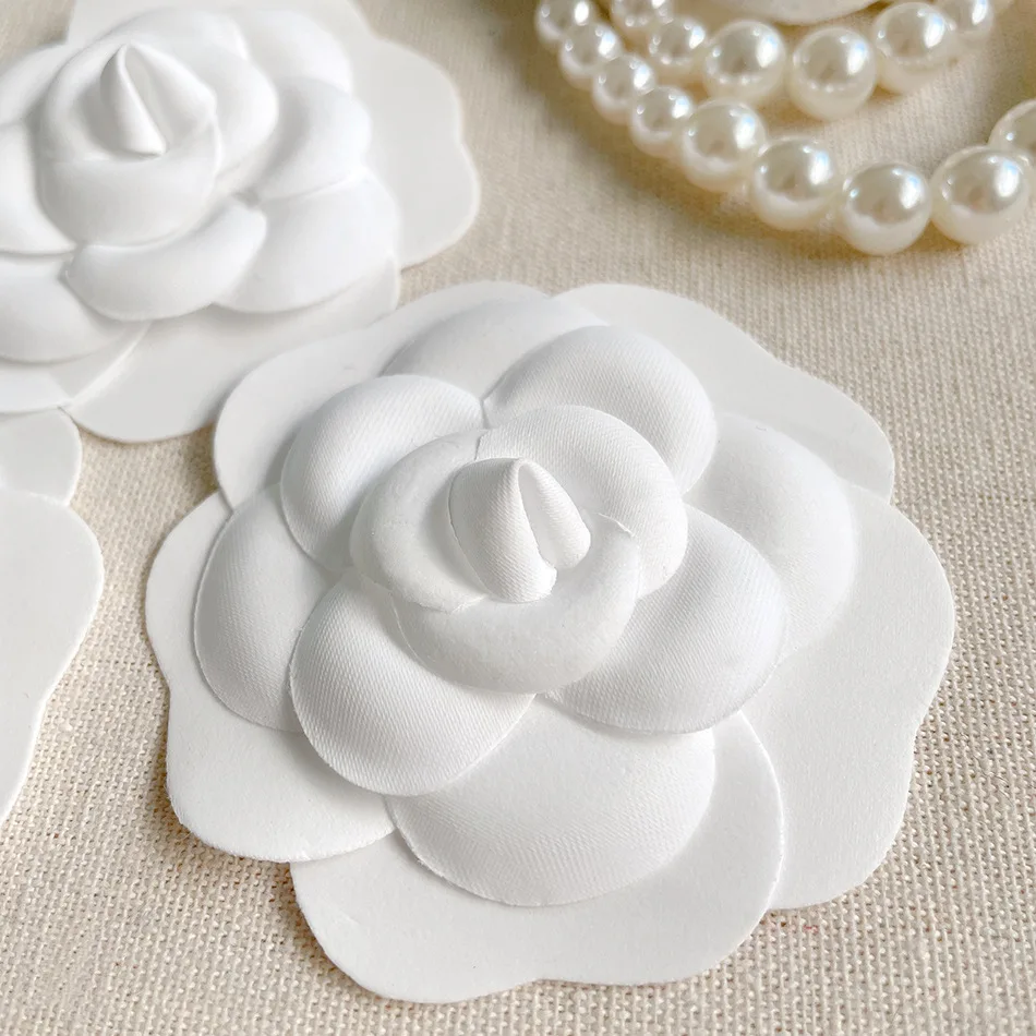 Handmade DIY Crafts Fabric Flower Brooch Pin Hair Clip Wedding Party Clothes Gift Box Decor Accessories Lapel Pins