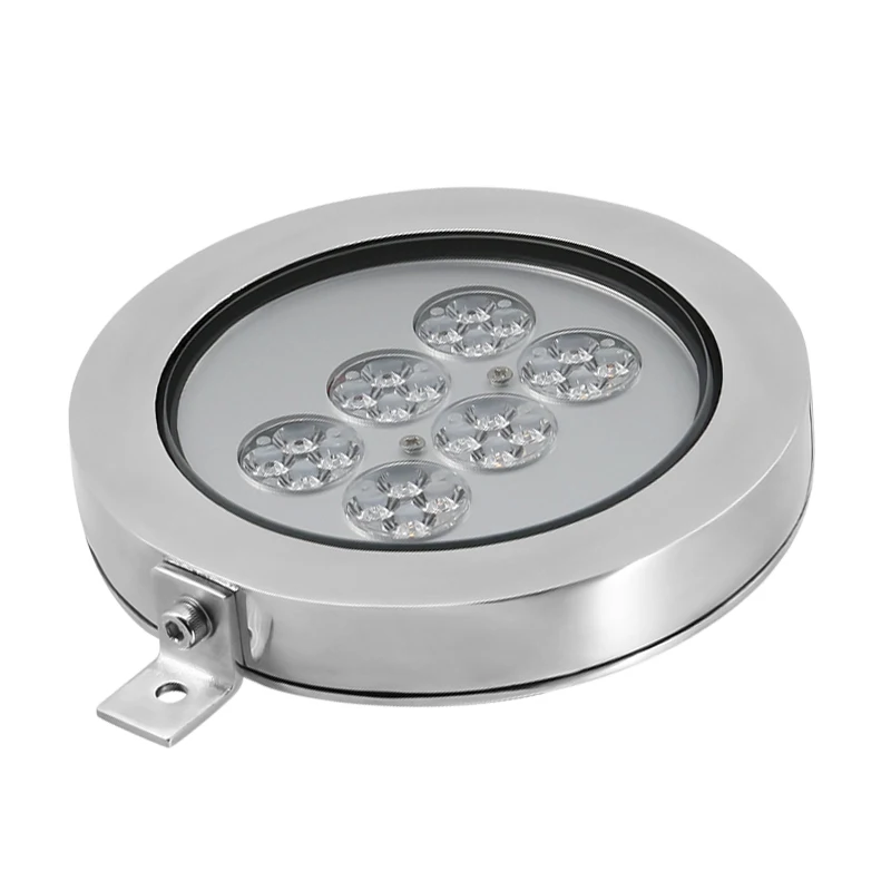 316L Stainless Steel Salt water resistant dmx fountain light IP68 waterproof 36W/24W  LED Underwater lights for Swimming Pool