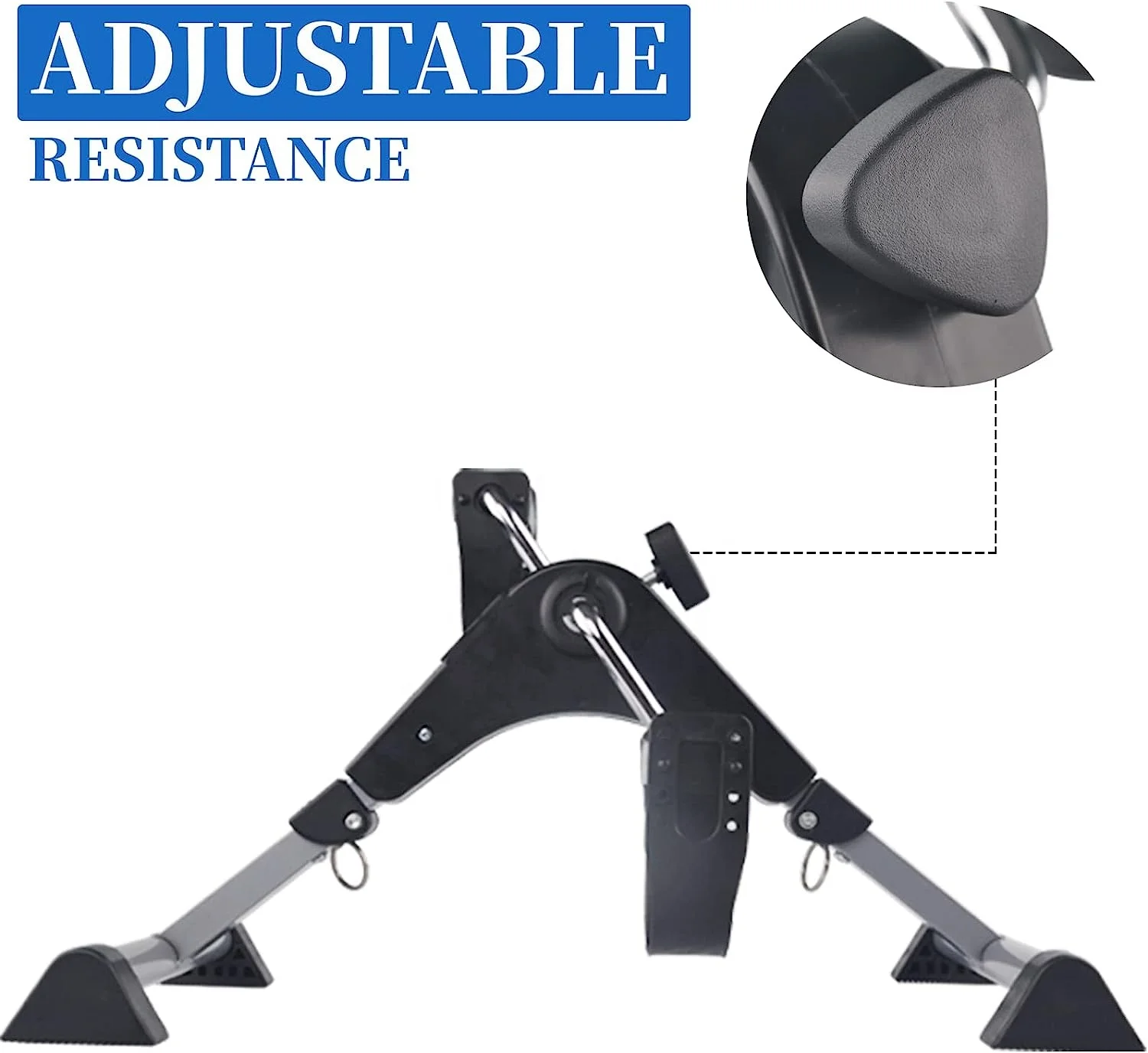 Portable Fitness Leg Exercise Bike for Elderly Home Gym With Screen Mini Foot Pedal Exerciser Cycle Mini Fitness Exercise Bike